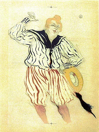 Henri de Toulouse-Lautrec I La chanson du Matelot, au Star, Le havre 1899 I Farblithographie I Mönchehaus Museum Goslar 2008